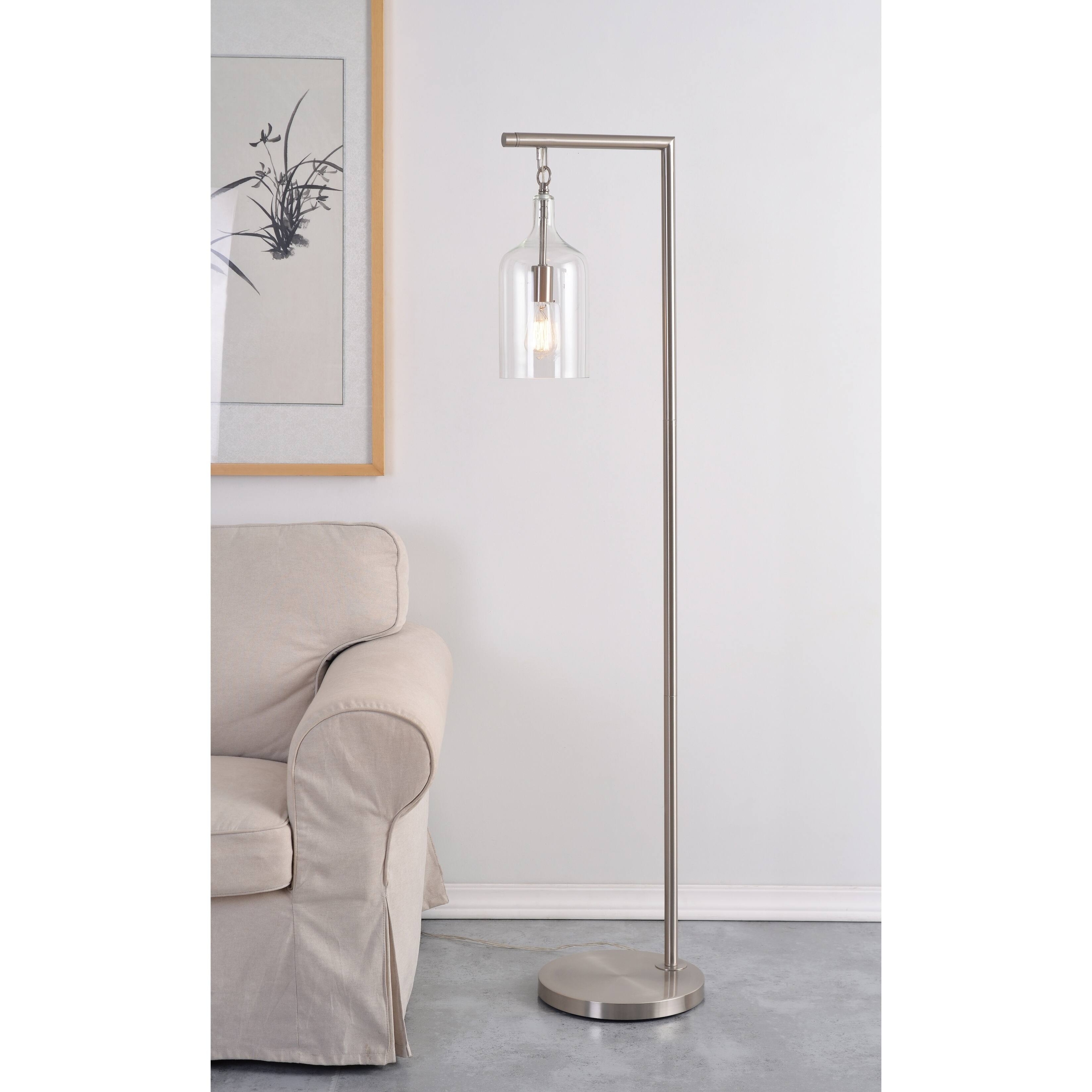 Boyette 62" Swing Arm Floor Lamp