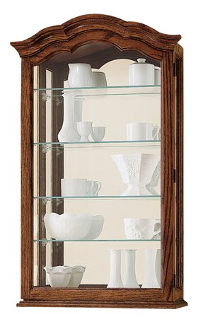 Wall Mounted Curio Cabinet Visualhunt, Small Glass Curio Cabinet With Lights