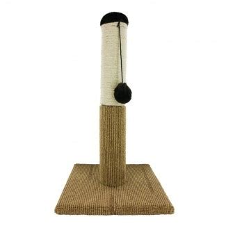 Braswell Multi-Textured Cat Scratching Post with Dangling Toy