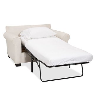 Buchanan Roll Arm Upholstered Twin Sleeper Sofa | Pottery Barn