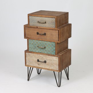 Burhardt Chic 4 Drawer Accent Cabinet