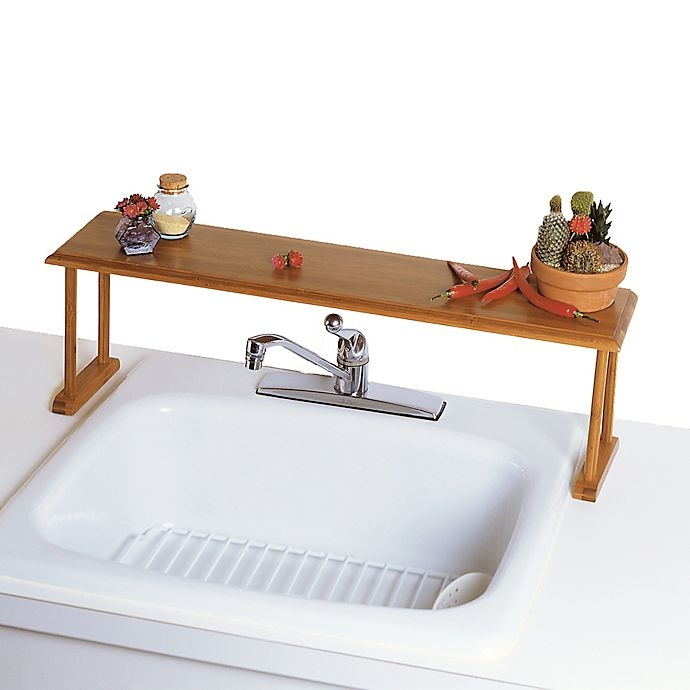 Buy Lipper International Over-The-Sink Bamboo Shelf from ...