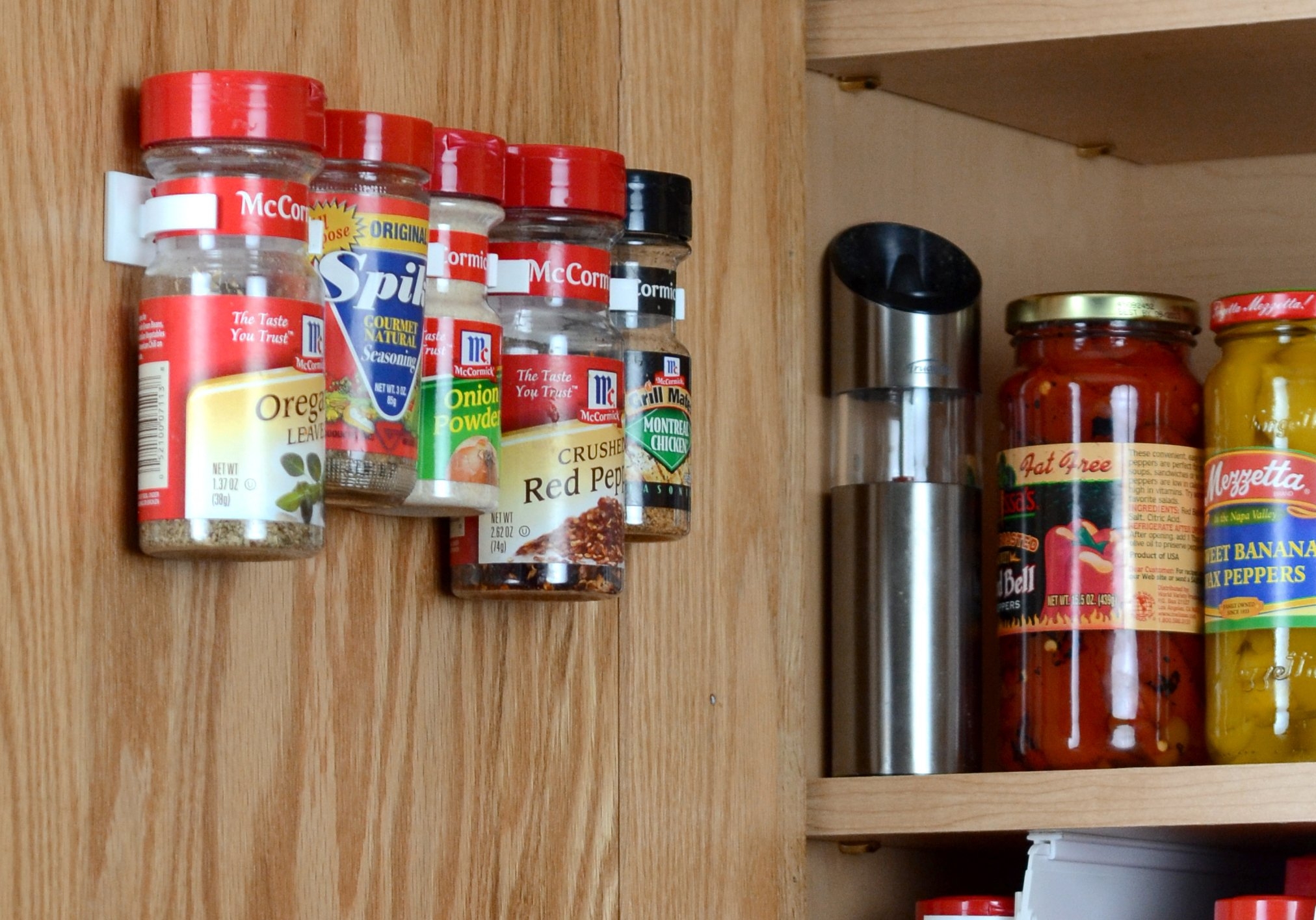 Cabinet Door 20 Jar Spice Rack