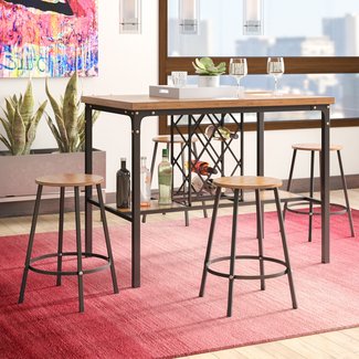 Calla 5 Piece Pub Table Set