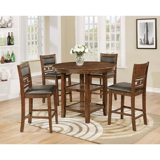 Cally Counter Height Upholstered Dining Chair (Set of 4)