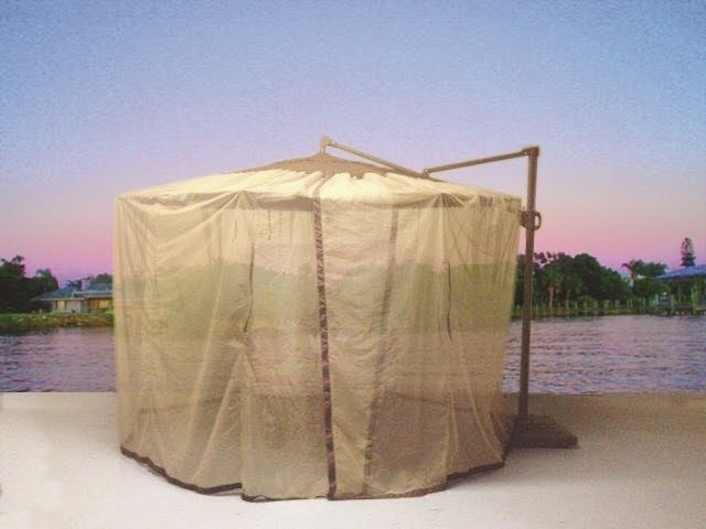 Cantilever Mosquito Umbrella Netting