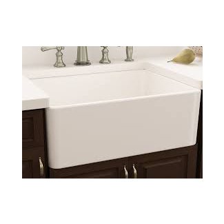 Cape 30" L x 18" W Farmhouse Kitchen Sink with Drain Assembly and Sink Grid
