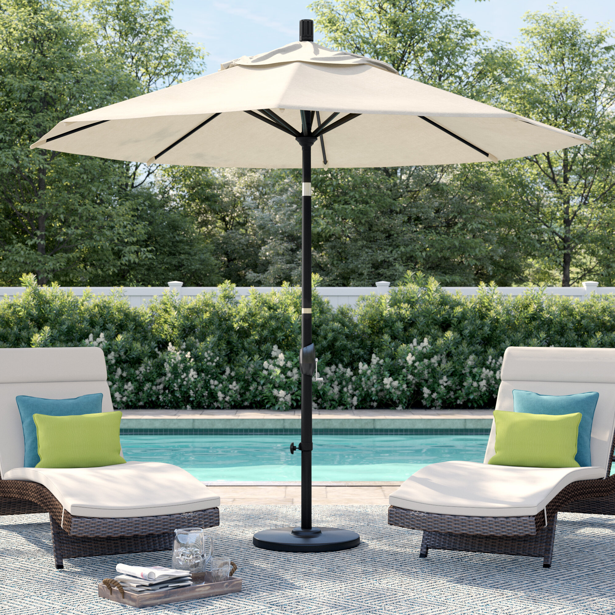 50 Wind Resistant Patio Umbrella You Ll Love In 2020 Visual Hunt