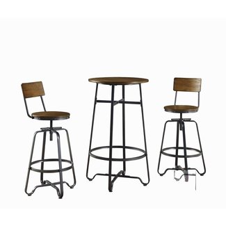 Carrick 3 Piece Pub Table Set (Set of 3)