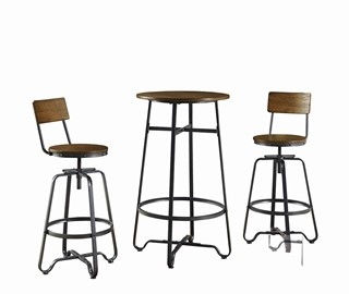 Carrick 3 Piece Pub Table Set (Set of 3)