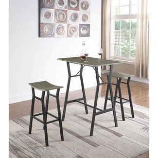 Carrico 3 Piece Pub Table Set