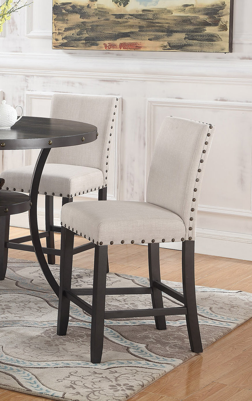 Carylon Counter Height Upholstered Dining Chair (Set of 2)