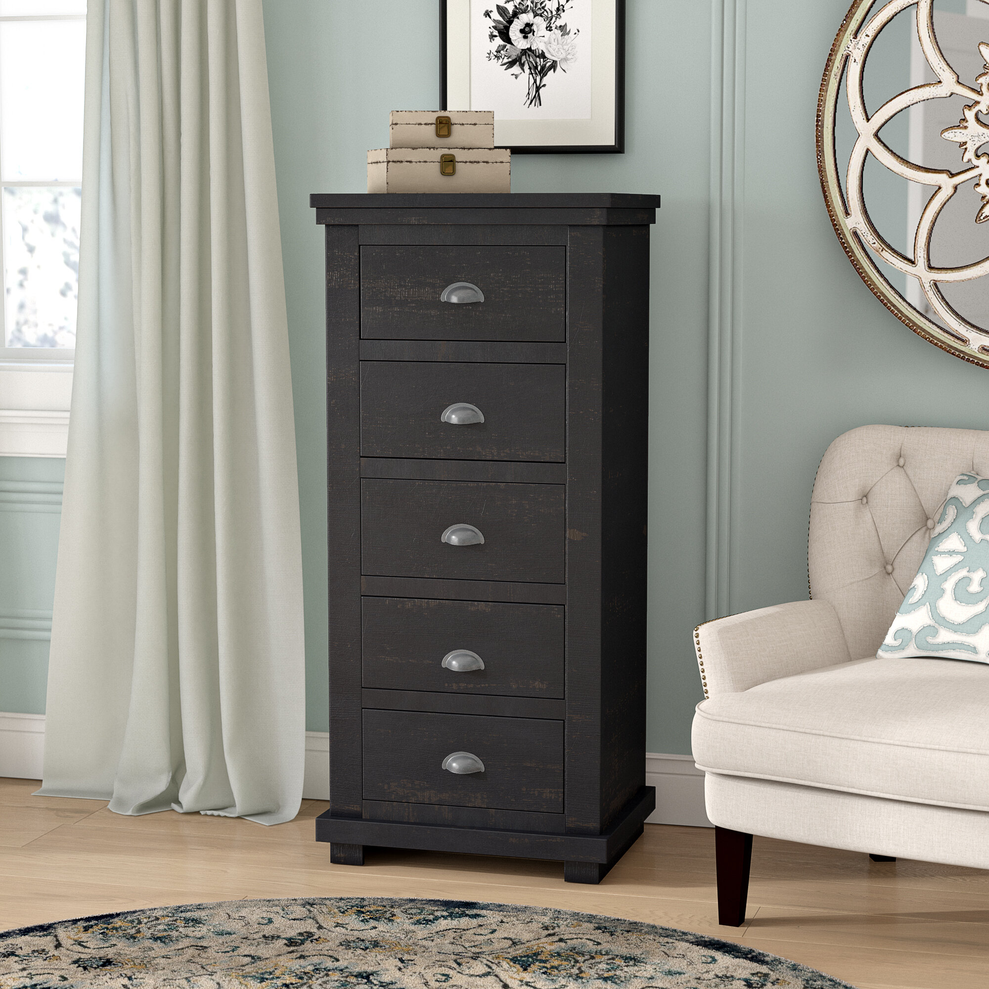 Castagnier 5 Drawer Lingerie Chest