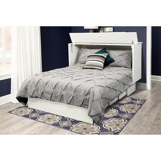 Catherine Queen Storage Murphy Bed with Mattress