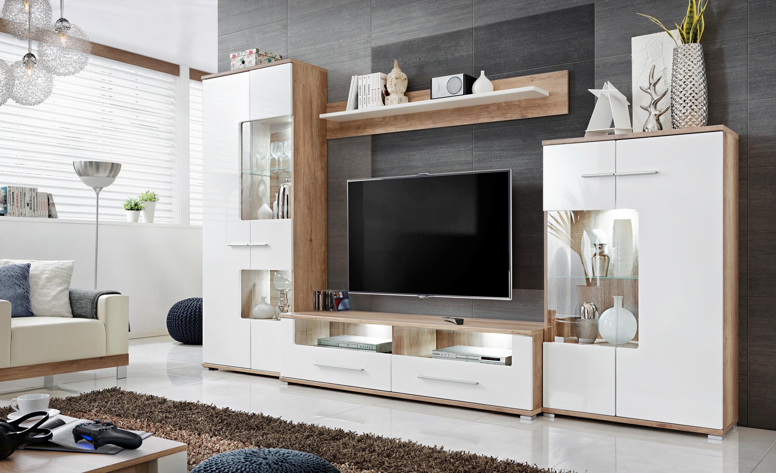 Caverly Entertainment Center for TVs up to 65"
