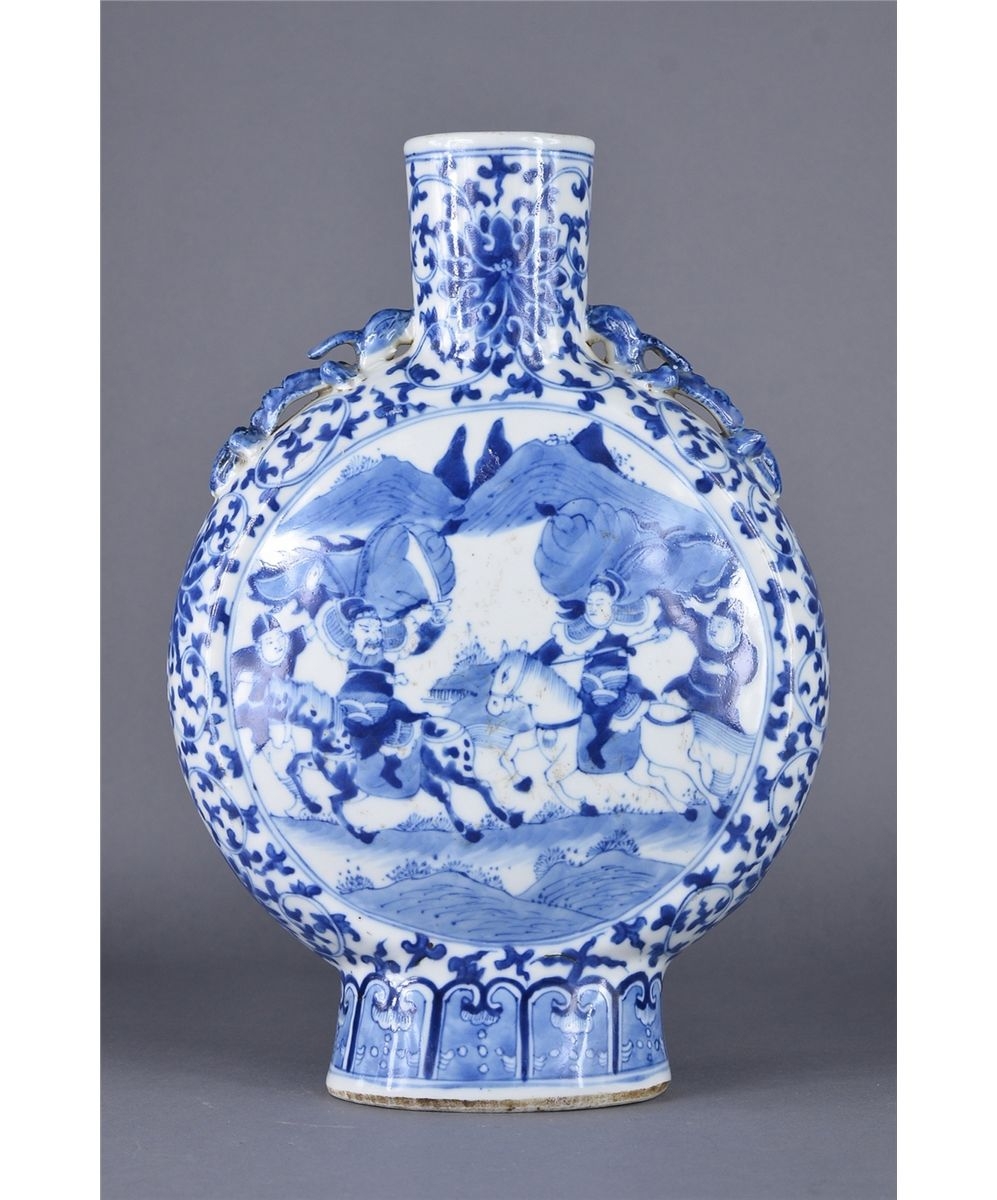 Sea Island Imports China Blue & White Porcelain Serving Bowl Coriander 