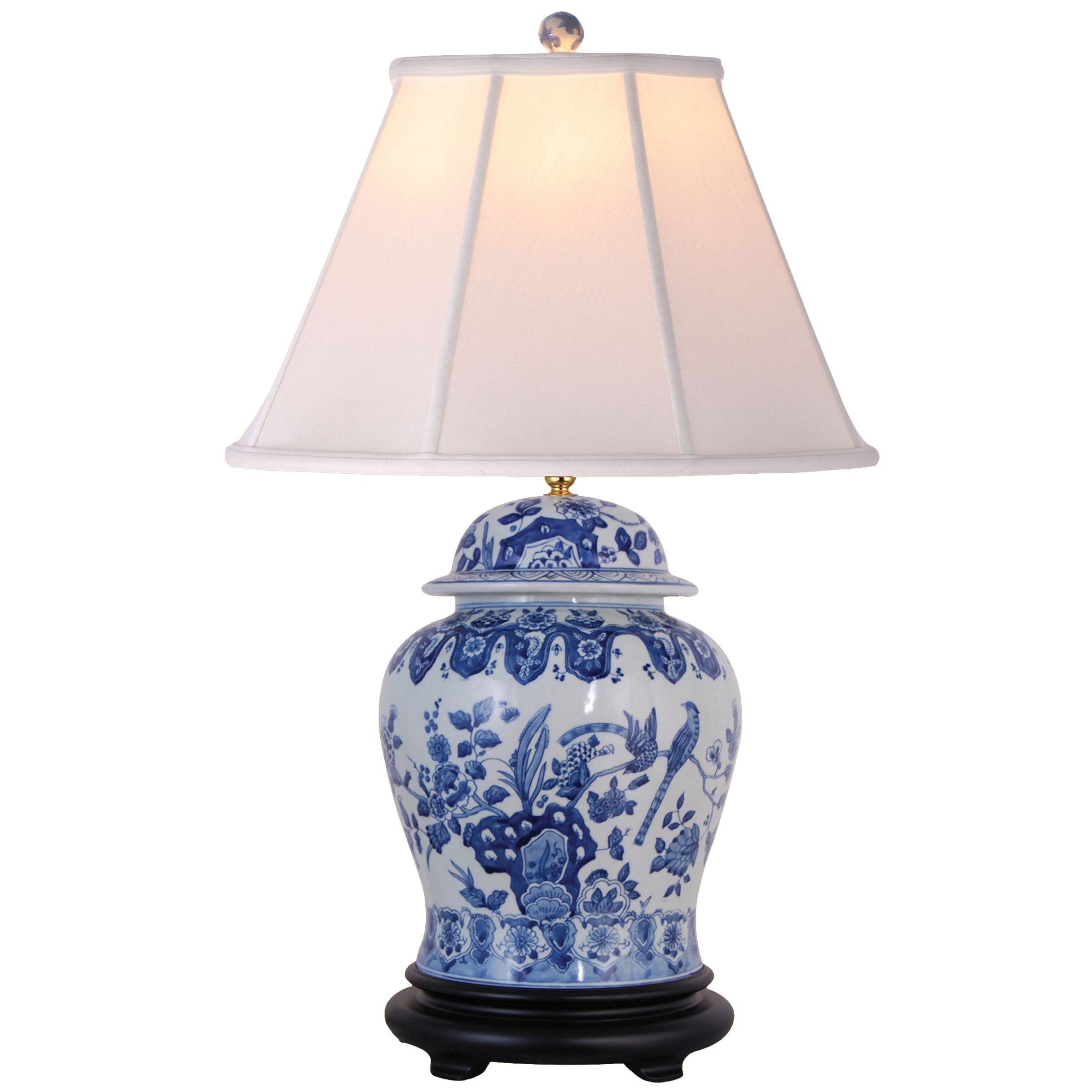 Christophe 30" Blue/White Table Lamp