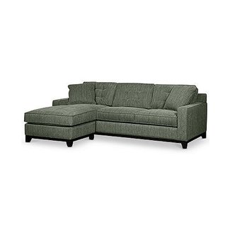 Clarke Fabric 2-Piece Sectional Queen Sleeper Sofa Bed ...