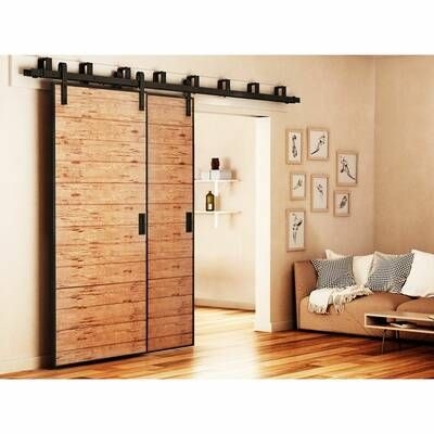 Classic Bypass Barn Door Hardware Kit