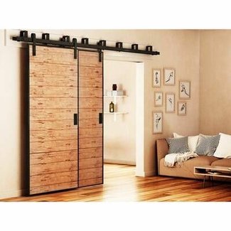 Classic Bypass Barn Door Hardware Kit