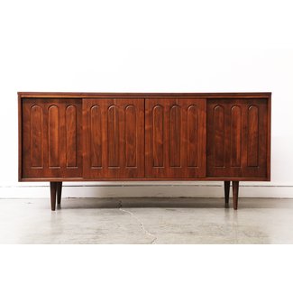 Classic Mid Century Modern Walnut Credenza | Vintage ...