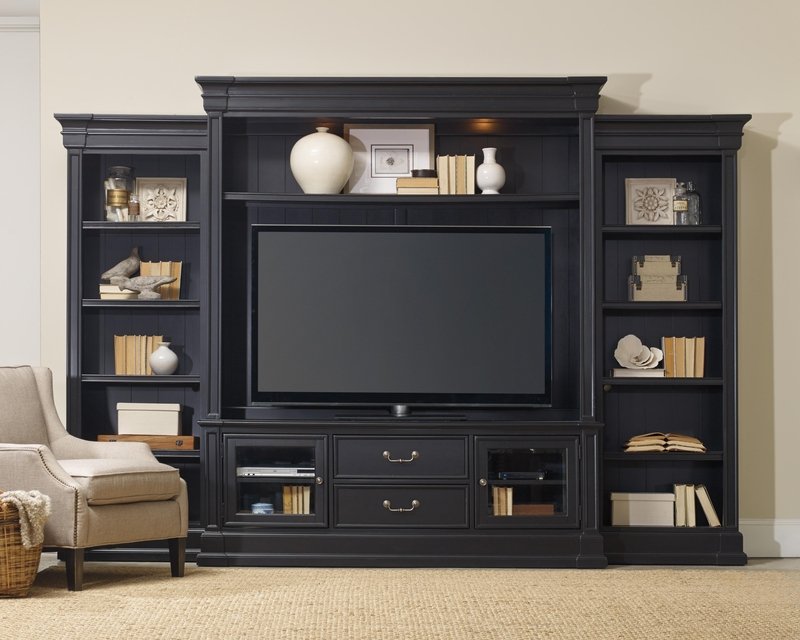 Entertainment Center with Built-in Wall Unit