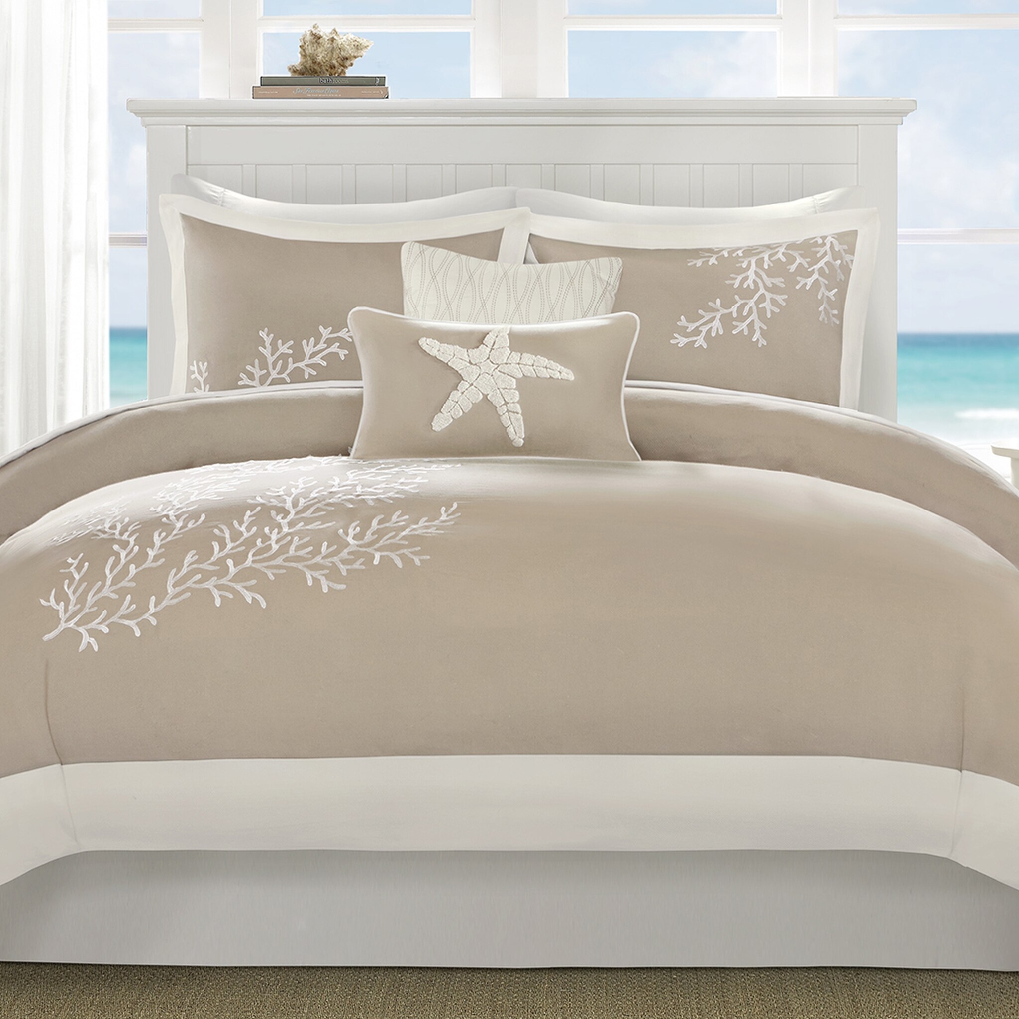 Coastline 6 Piece Reversible Comforter Set