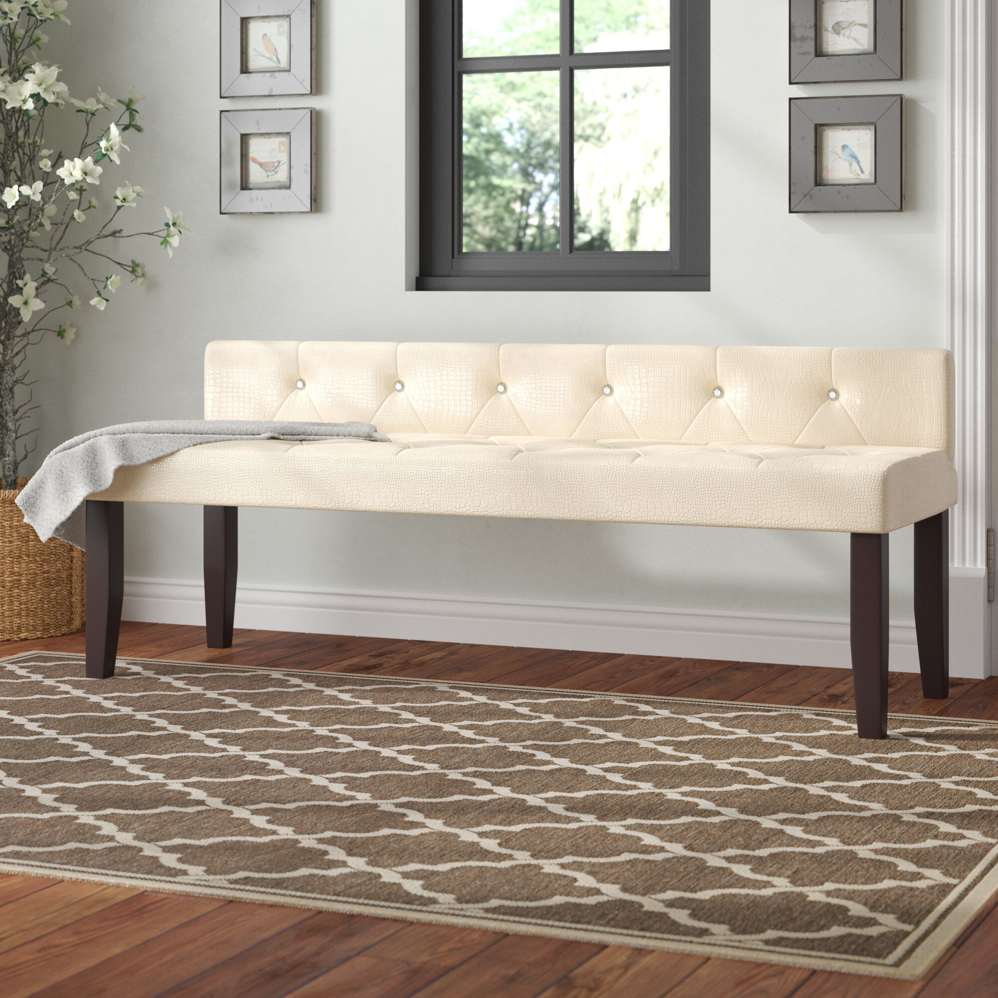 Coderre Upholstered Bench