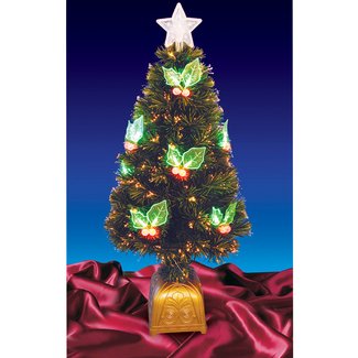 Color Changing 4' Green Pine Artificial with Multi-Colored Light