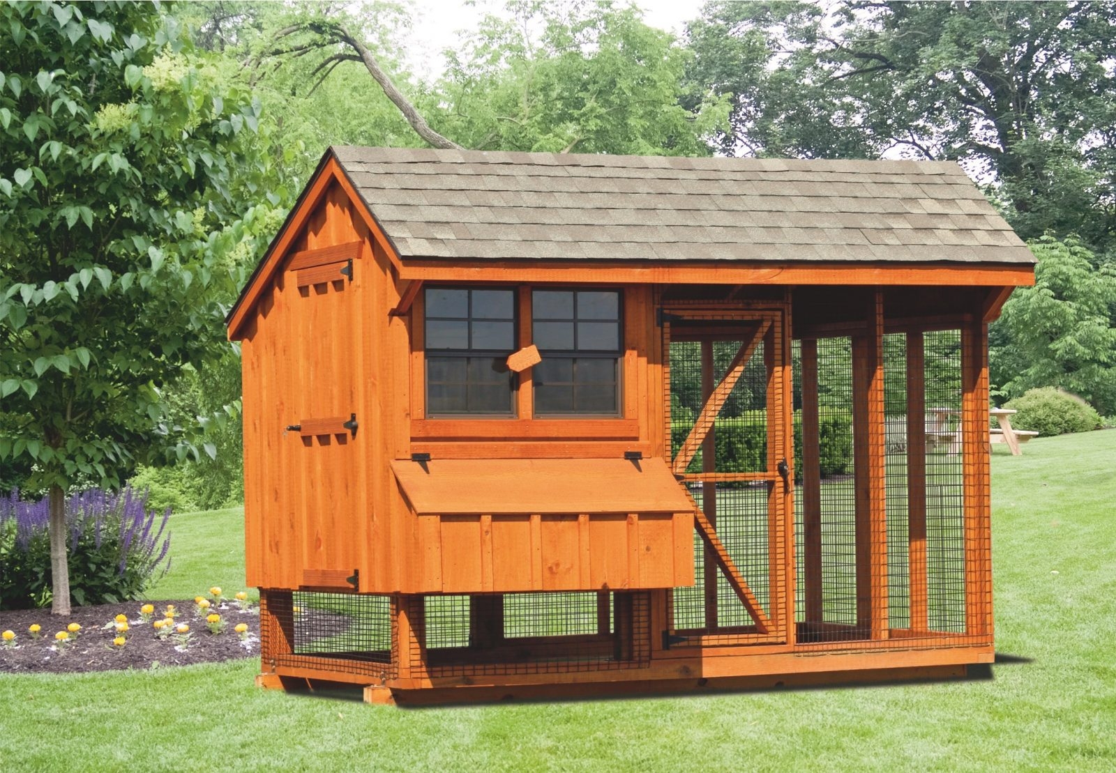 Combination Chicken Coops - Green Acres Outdoor Living
