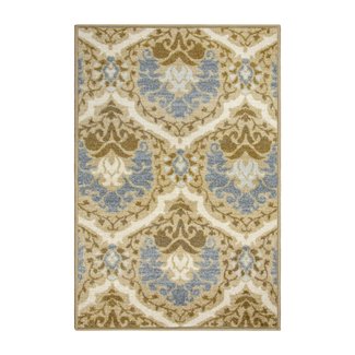 Connor Printed Non-Slip Taupe Area Rug