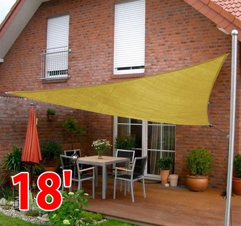 Convenience Boutique|18' Triangle Outdoor Patio Sun Shade ...