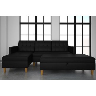 Cordell Reversible Sleeper Sectional with Ottoman