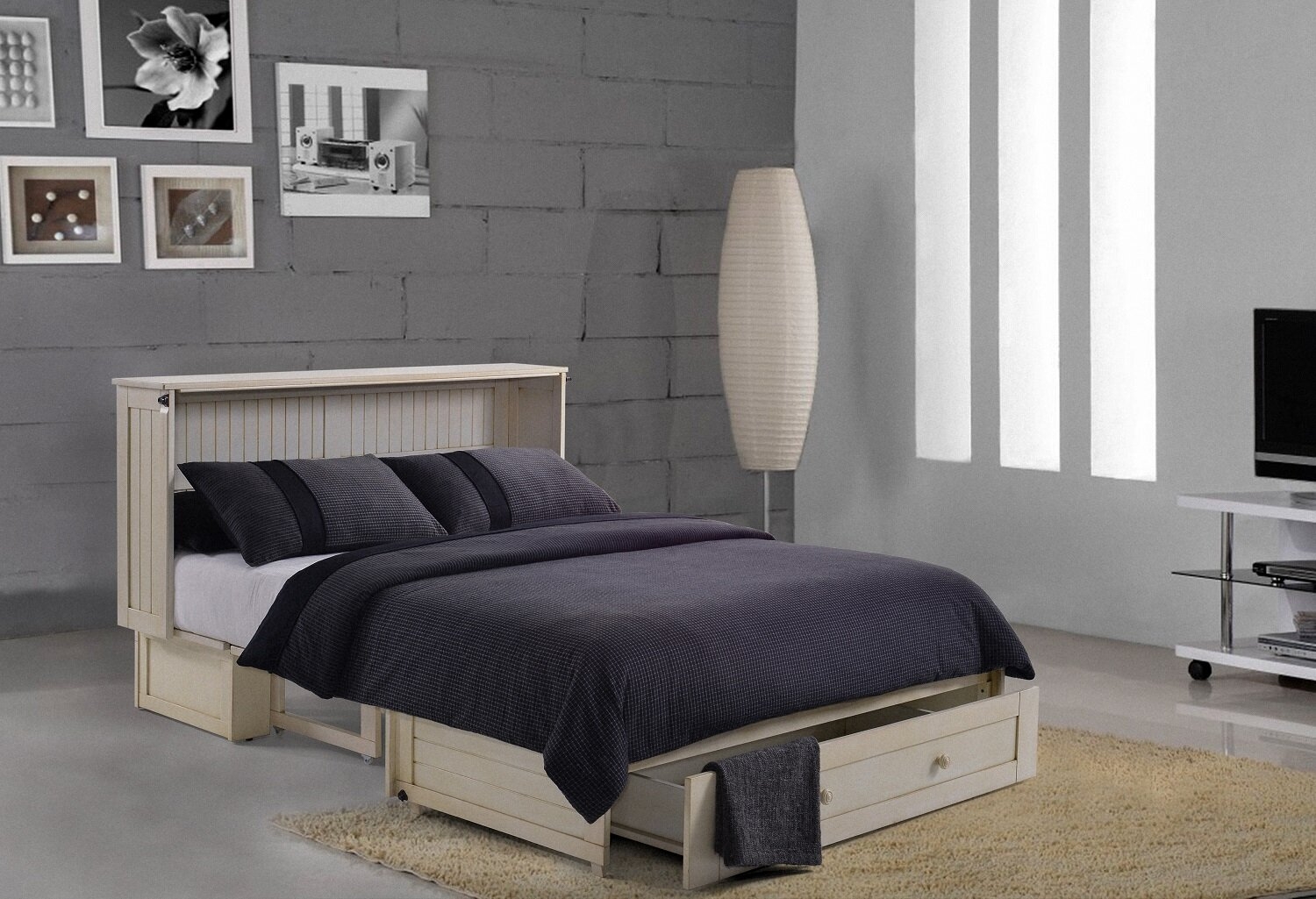 Rolling Queen Murphy Bed