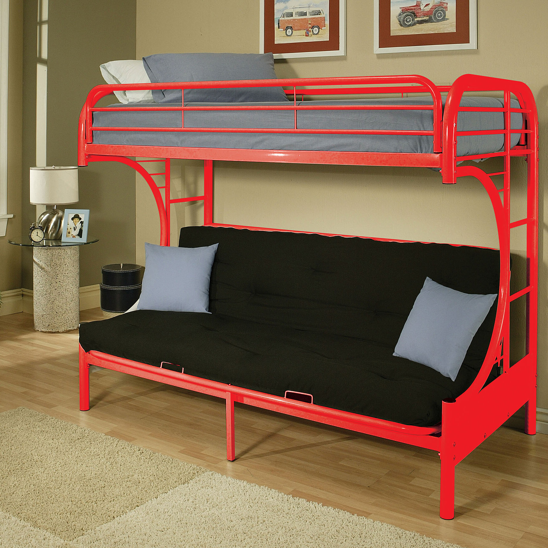 Full Over Futon Bunk Bed Visualhunt, Kids Bunk Bed With Sofa