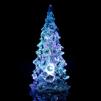 Crystal Color Changing Christmas Tree LED Table Lamp Light ...