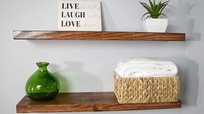 50 Reclaimed Wood Floating Shelves You Ll Love In 2020 Visual Hunt