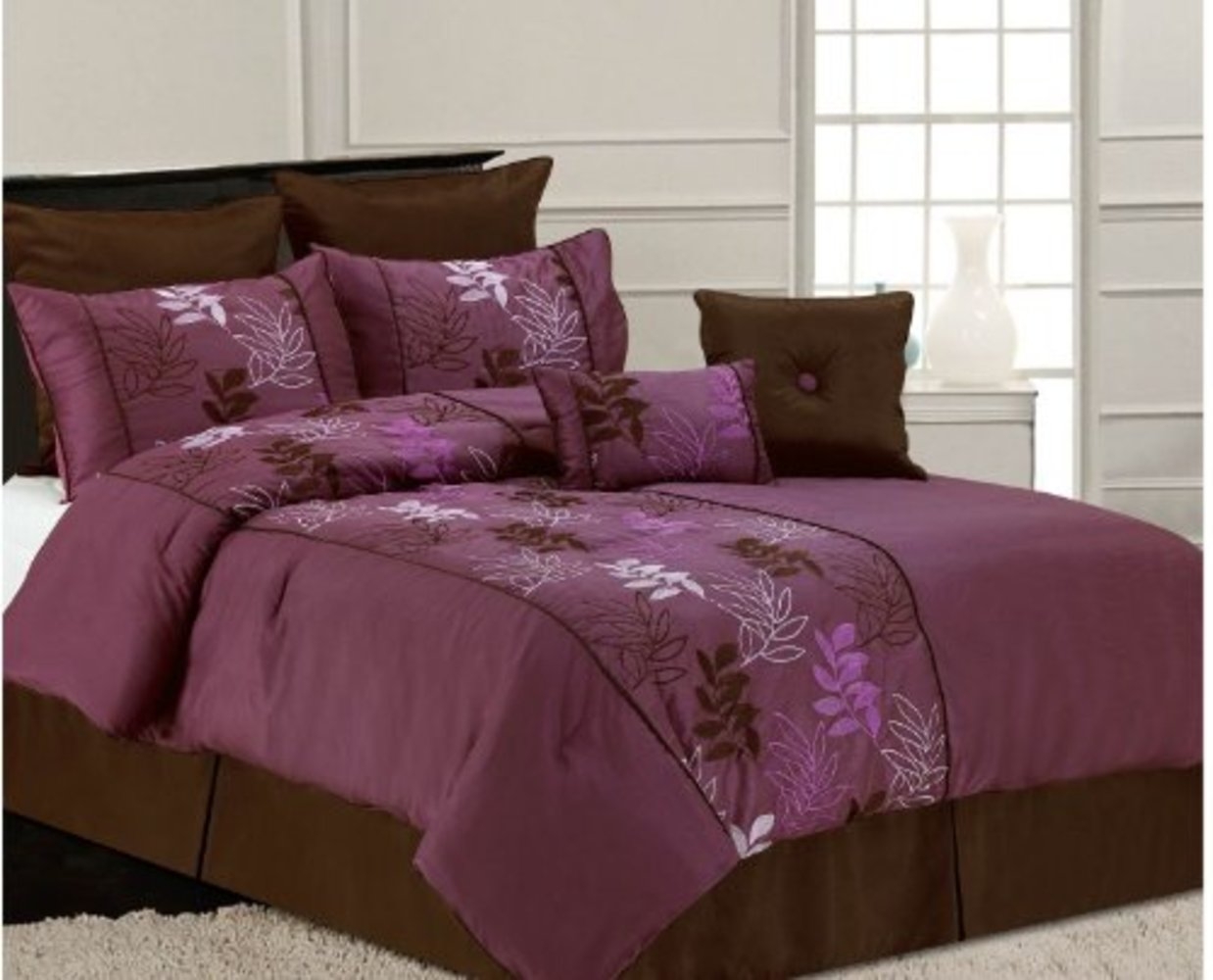 Cyrus Oversized 8-Piece Comforter Set, California King ...