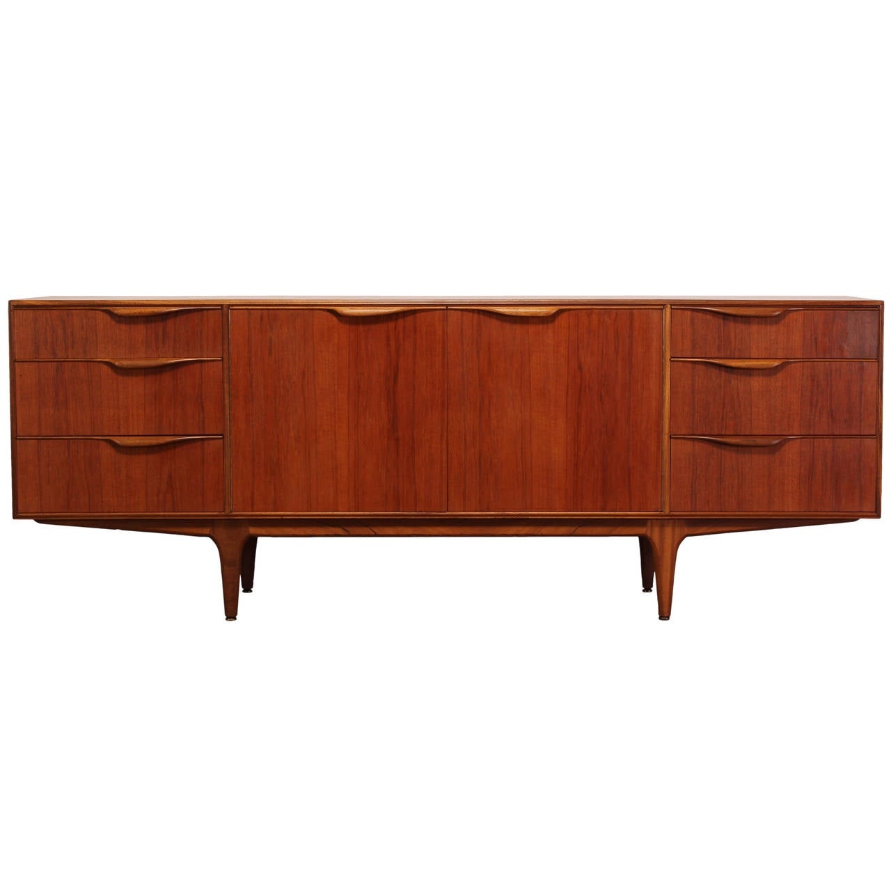 Danish Style Teak Mid-Century Modern Credenza or Sideboard ...