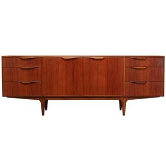 Danish Style Teak Mid-Century Modern Credenza or Sideboard ...