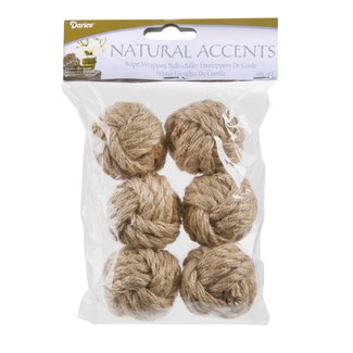 Decorative Jute Balls (Set of 6)