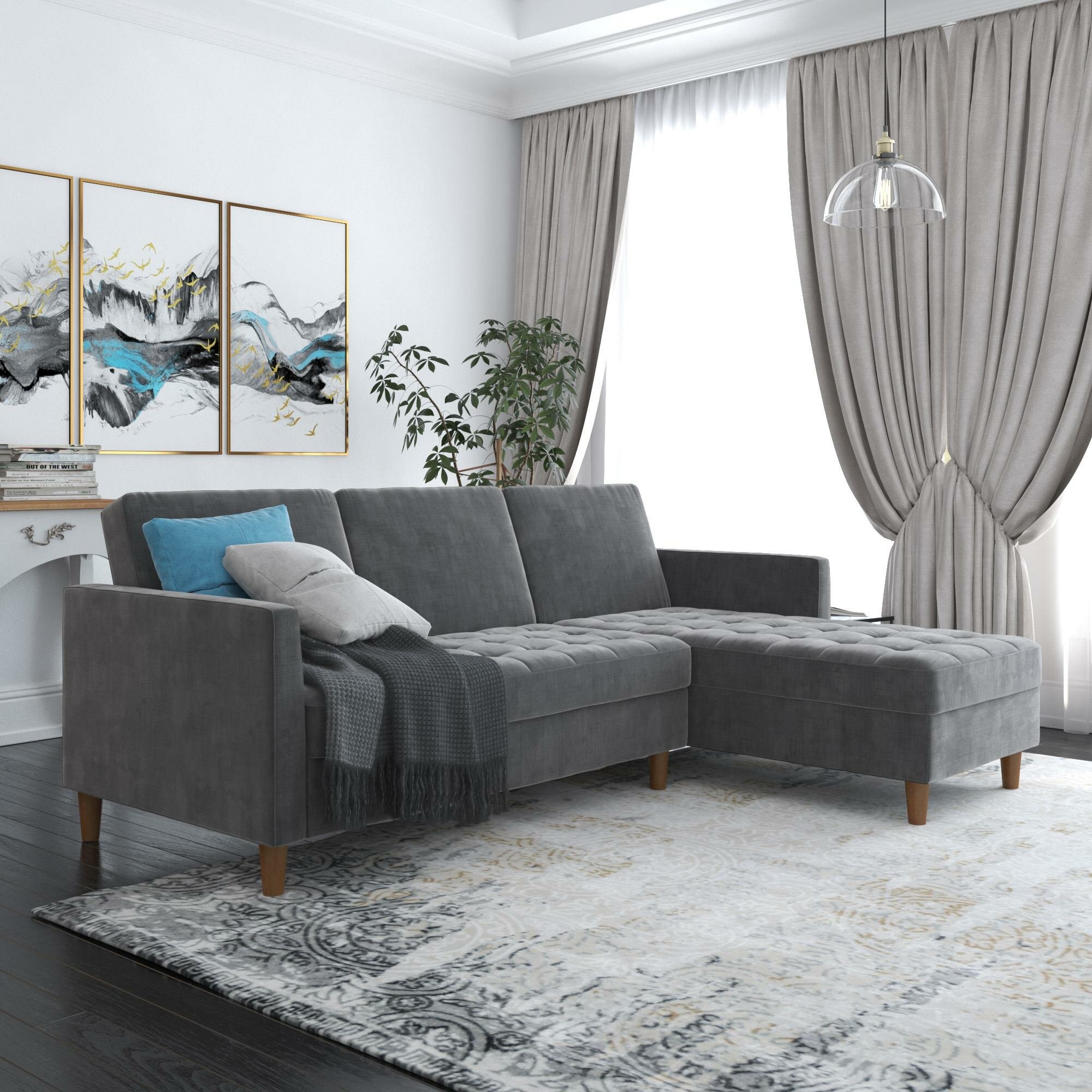 Delosreyes Reversible Sleeper Sectional