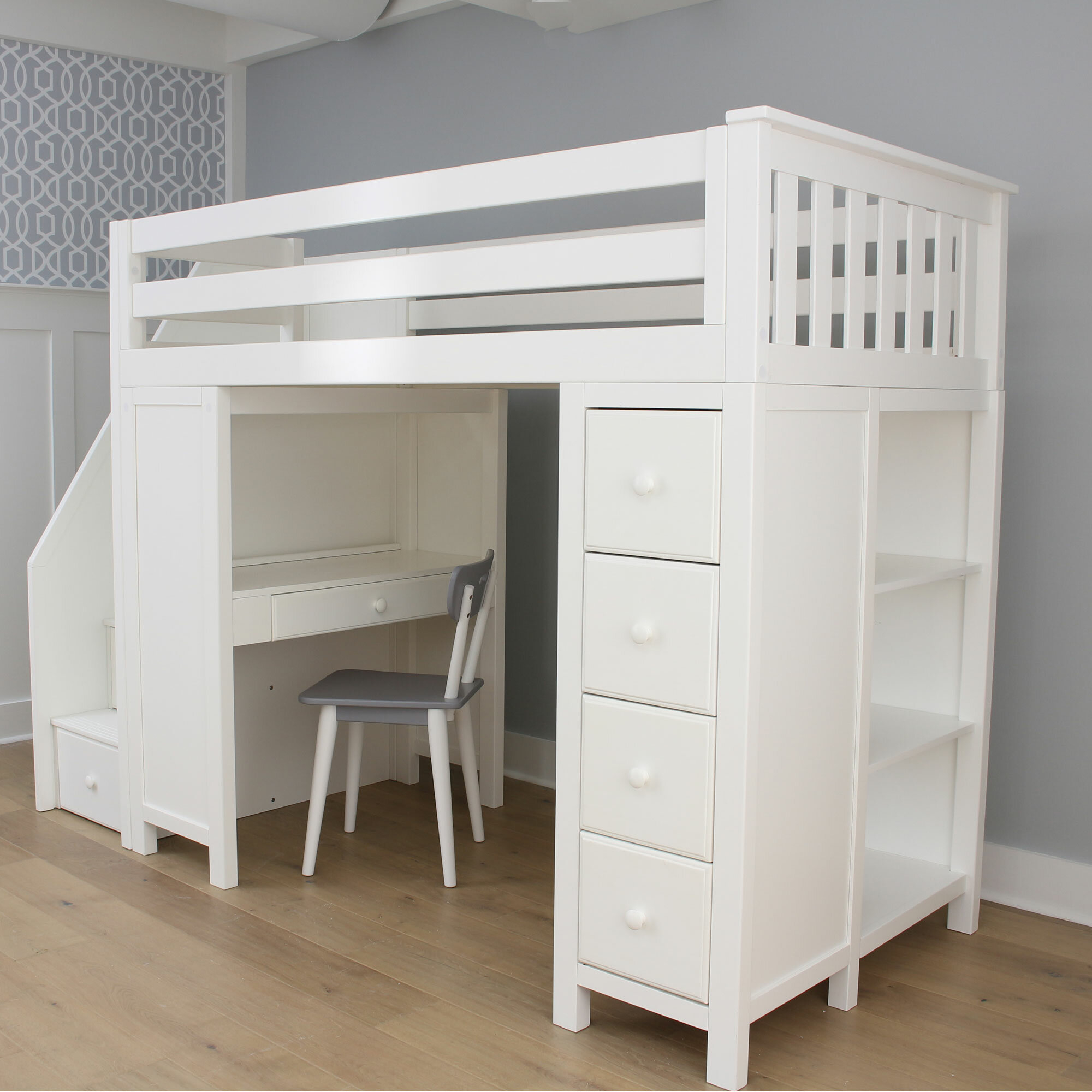 Bunk Beds With Dressers Visualhunt, Bunk Bed And Desk Combination