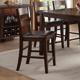 Dickens Living Room Counter Height Chair (Set of 2)