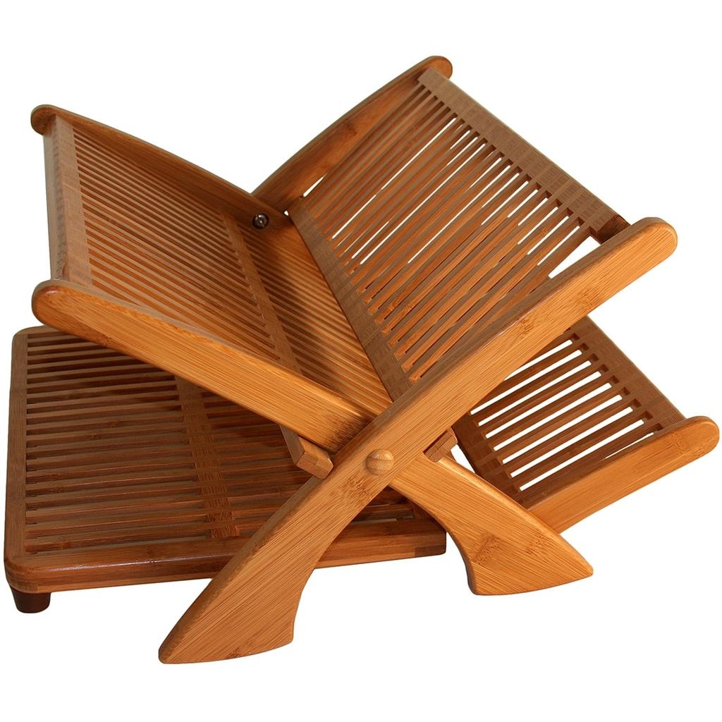 Dish Drying Rack, Bamboo, Extra-Large - Asian - Dish Racks