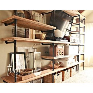 DIY Industrial Pipe Shelves - Twelve On Main