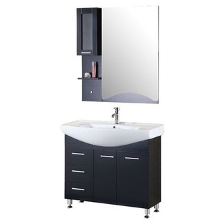 Dublin 40" Single Bathroom Vanity Set with Mirror