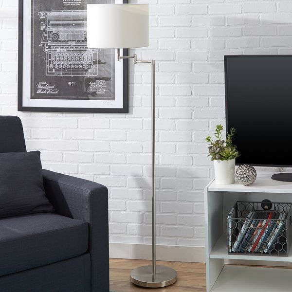 Dylan 58.25" Swing Arm Floor Lamp