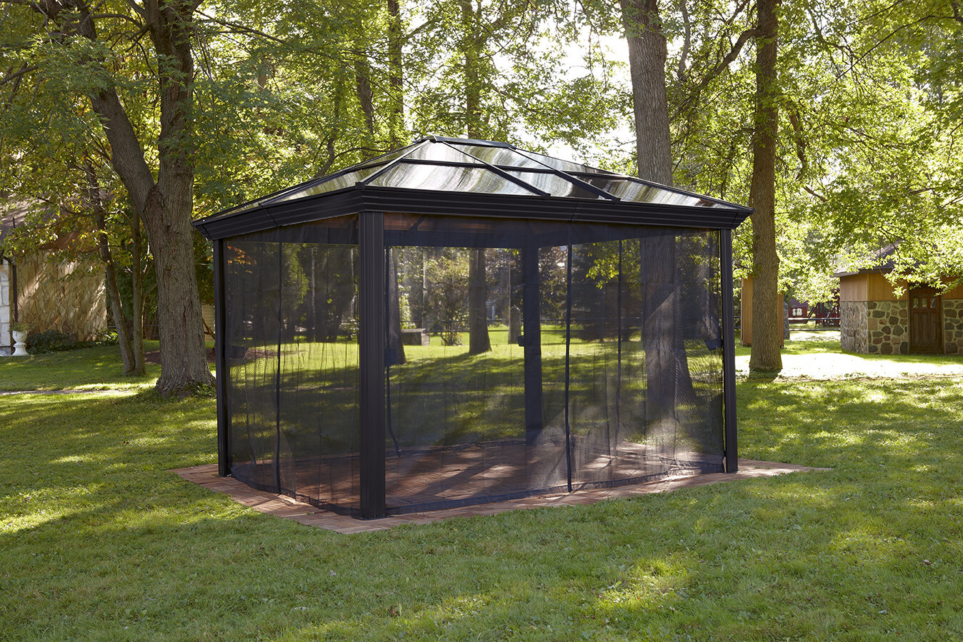 Ellington 10 Ft. W x 14 Ft. D Aluminum Patio Gazebo