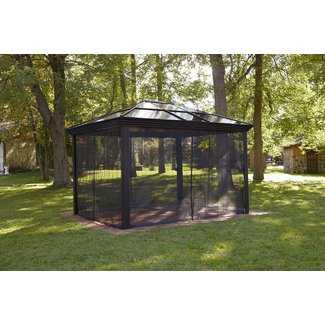 Ellington 10 Ft. W x 14 Ft. D Aluminum Patio Gazebo